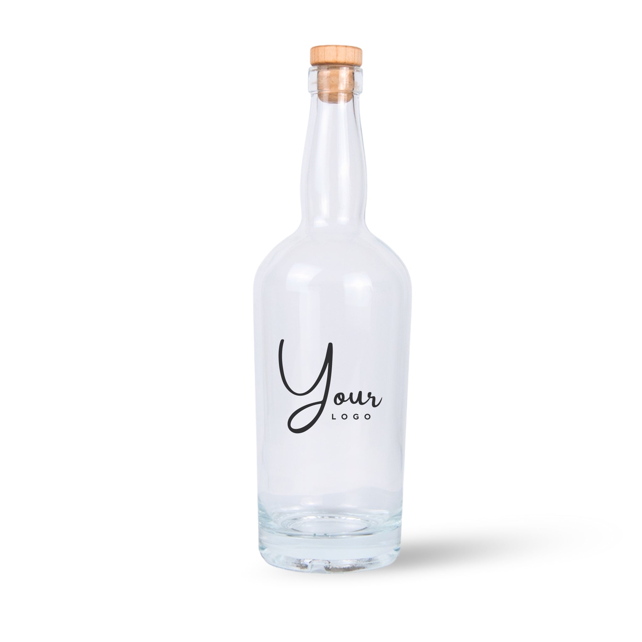 Premium 750 ml Glass Water Bottle | Customizable Laser Engraving