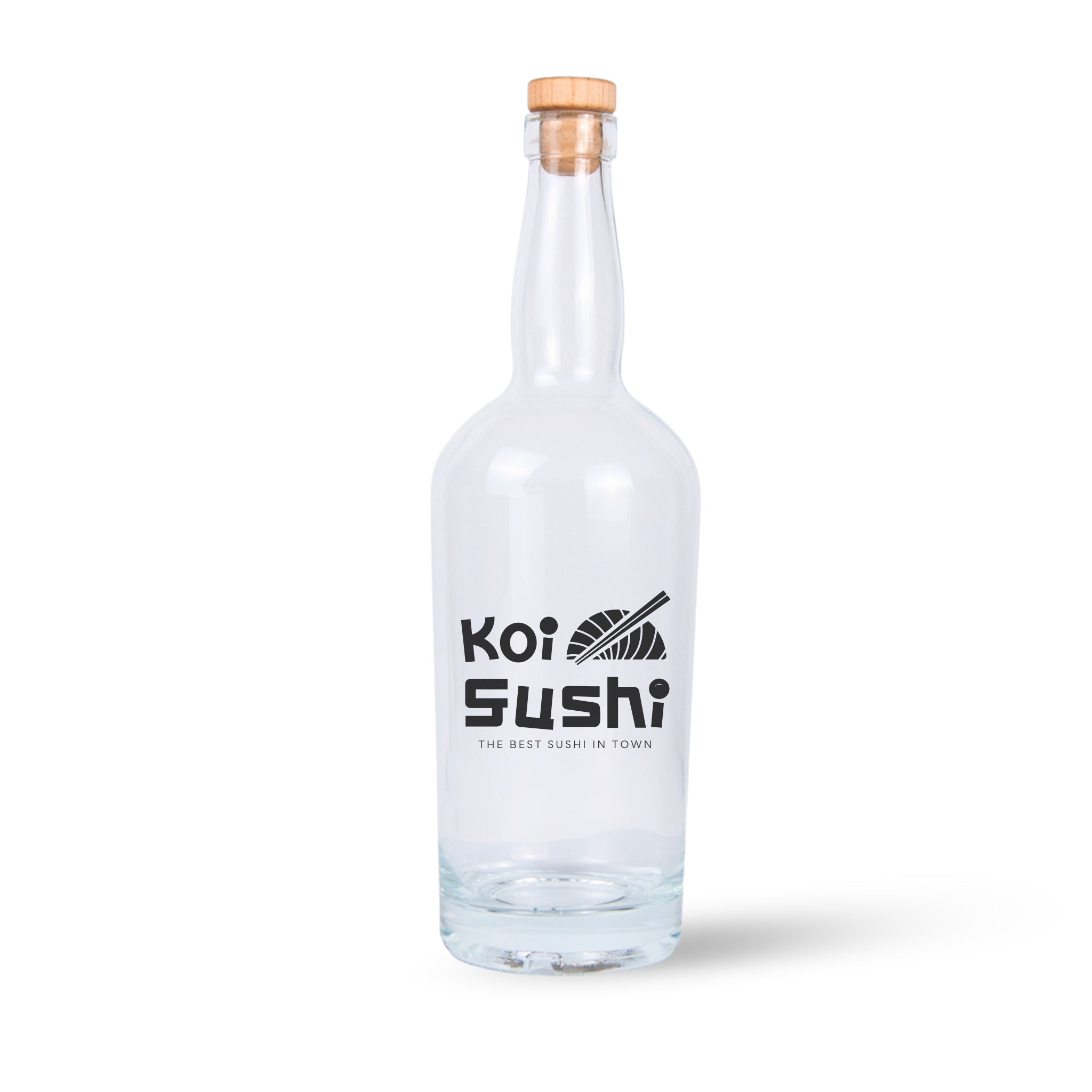 Premium 750 ml Glass Water Bottle | Customizable Laser Engraving