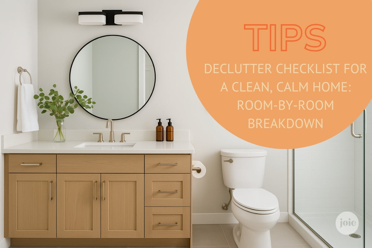 Downloadable Declutter Checklist for a Clean, Calm Home: Room-by-Room Breakdown