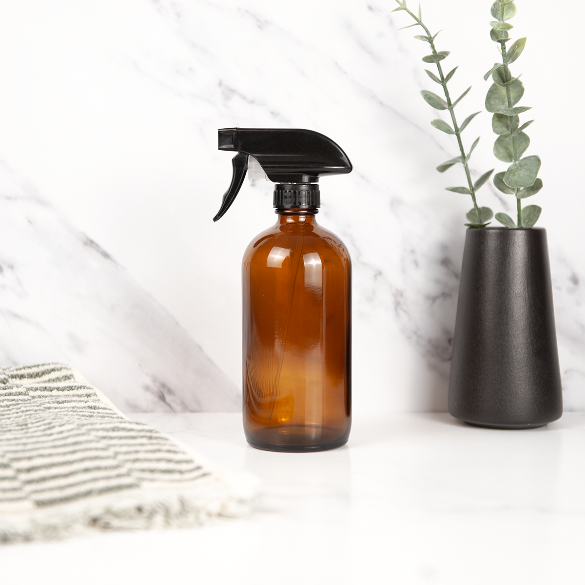 Refillable Glass Spray Bottle | No Label